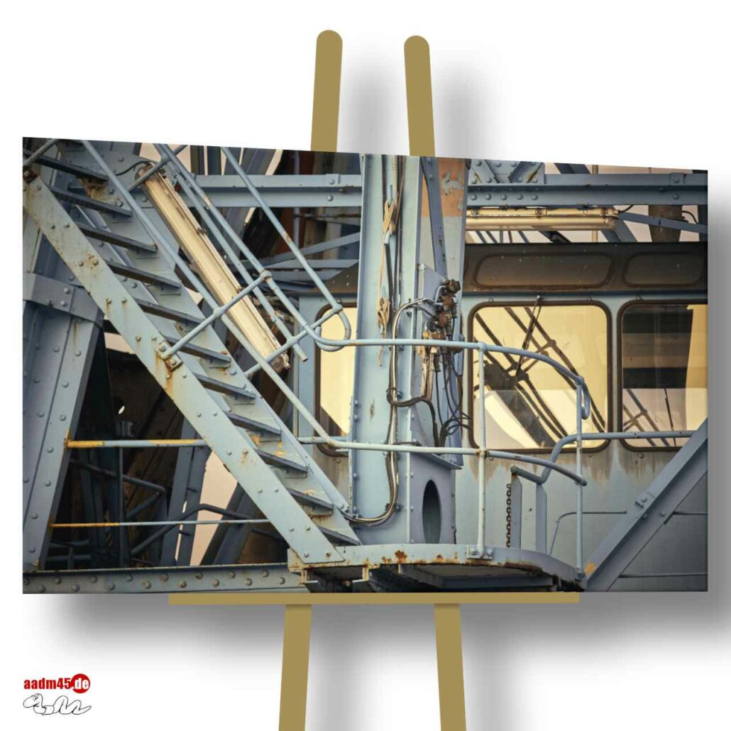 Bremerhaven Kran 135x90 cm Canvas