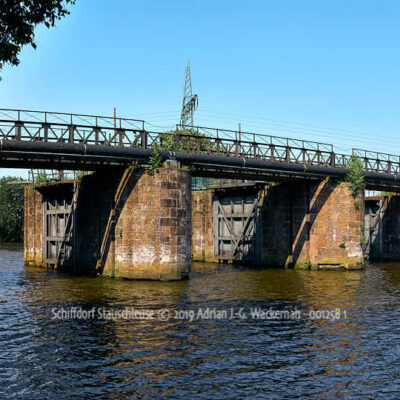 Produktbild Panoramafotografie Schiffdorf Stauschleuse © 2019 Adrian J.-G. Wackernah - 001258 1