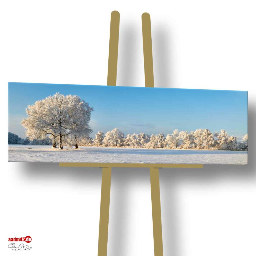 Loxstedt Winter in Nückel 150x50 cm Canvas