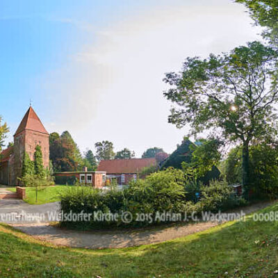Produktbild Bremerhaven Wulsdorfer Kirche © 2015 Adrian J.-G. Wackernah - 000888