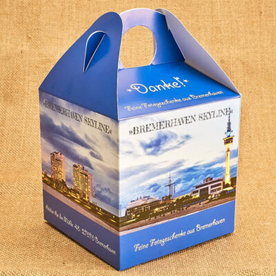 Produktbild Geschenkbox »Bremerhaven Skyline« © Adrian Wackernah