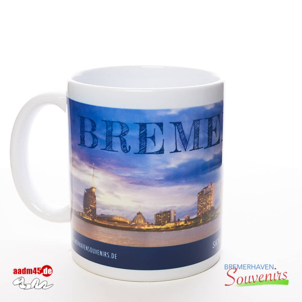 Bremerhaven Skyline Kaffeepott Ø82x96 mm