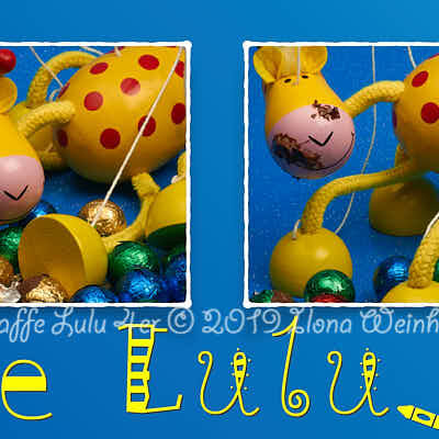 Produktbild 001434 Giraffe Lulu 4er © 2019 Ilona Weinhold-Wackernah
