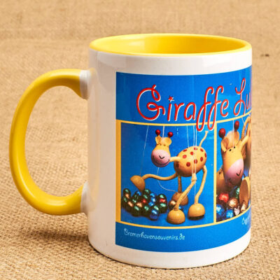 Fototasse alle vier Motive Giraffe Lulu