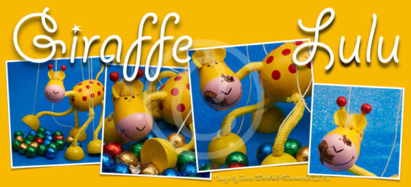 Klappkarte mit Foto 001505 Giraffe Lulu