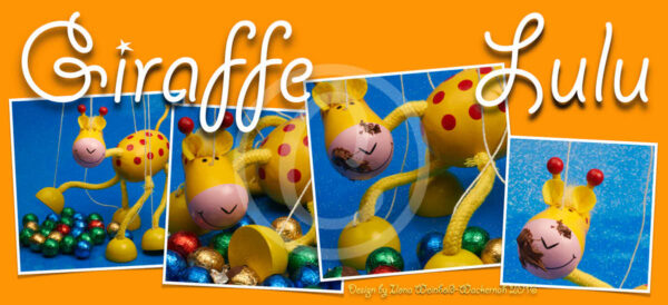 Klappkarte mit Foto 001506 Giraffe Lulu