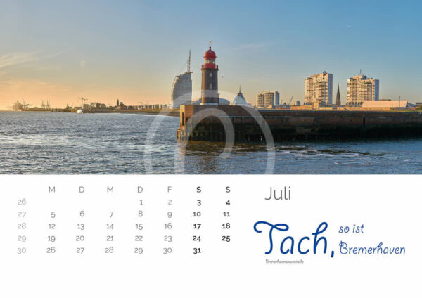 Fotokalender 2021 »Tach, so ist Bremerhaven« DIN A2 – Bild 7