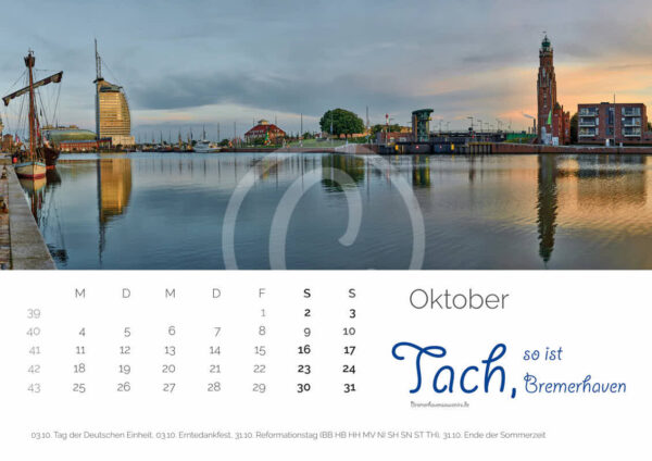 Fotokalender 2021 »Tach, so ist Bremerhaven« DIN A2 – Bild 10