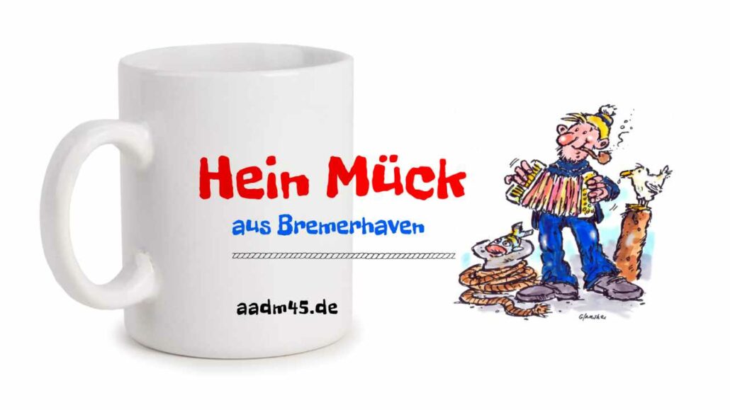 Produktbild Fototasse »Hein Mück aus Bremerhaven 1« © 2021 links