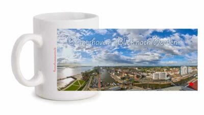 Fototasse »Bremerhaven Blick nach Norden«