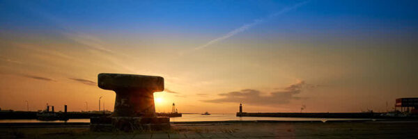 Produktbild Fotografie »Bremerhaven Geestemole Sonnenuntergang«