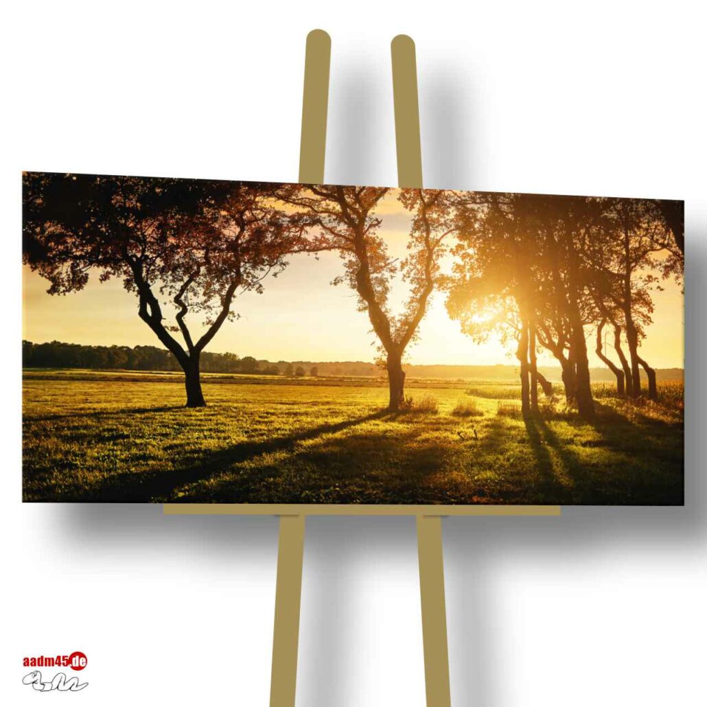 Baumgruppe bei Bramel 120x60 cm Canvas