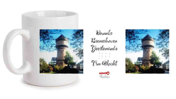 Bremerhaven Wasserturm Geestemünde Kaffeepott