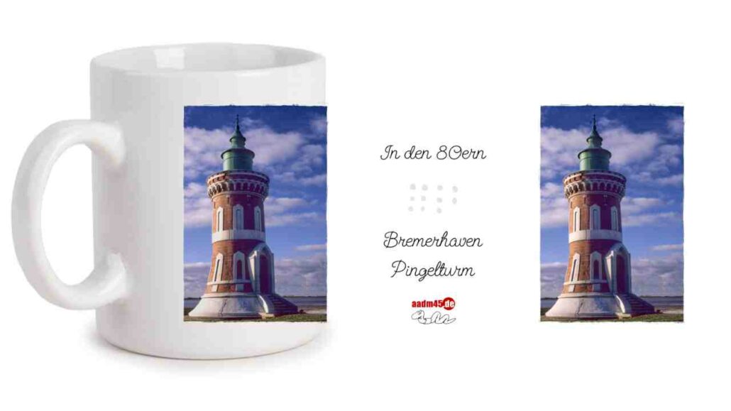 Bremerhaven Pingelturm Kaffeepott