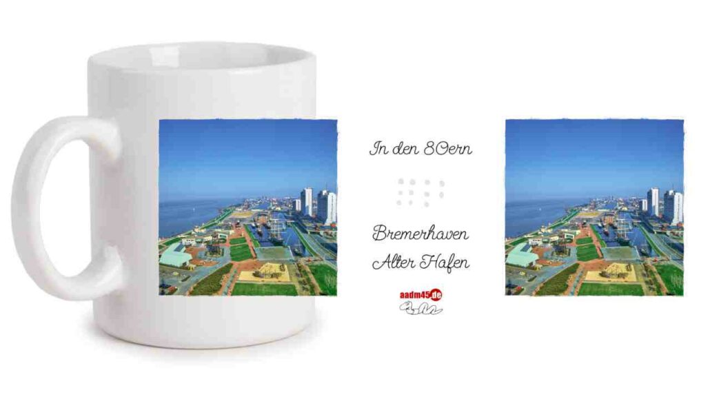 Bremerhaven Blick auf Alter Hafen Kaffeepott
