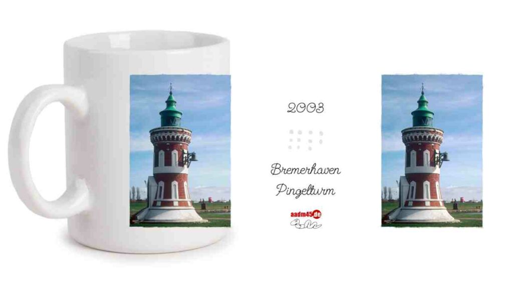 Bremerhaven Pingelturm Kaffeepott
