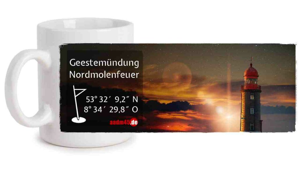 Bremerhaven Nordmolenfeuer Kaffeepott