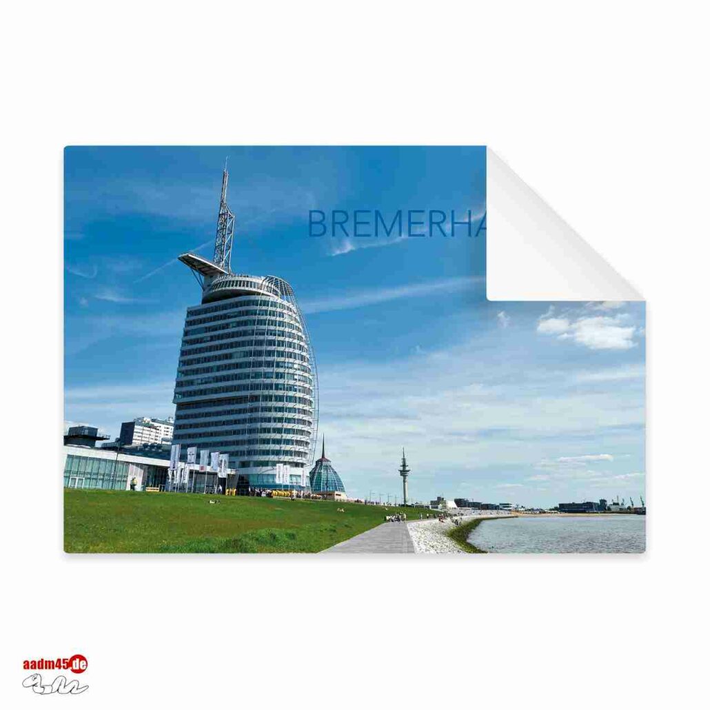 Postkarte Bremerhaven Hotel am Deich