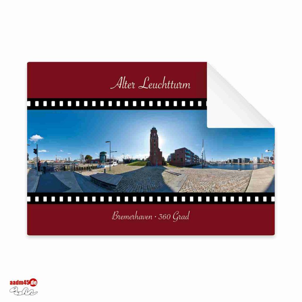 Postkarte Bremerhaven 360 Grad Loschenturm