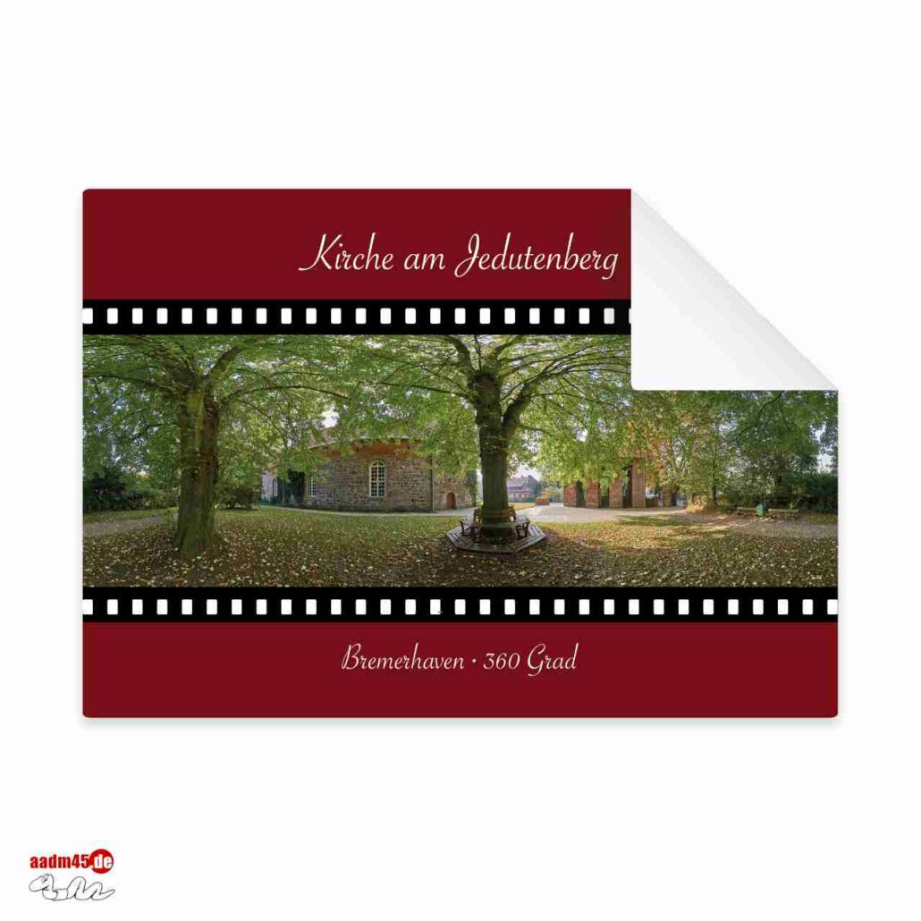 Postkarte Bremerhaven 360 Grad Kirche am Jedutenberg