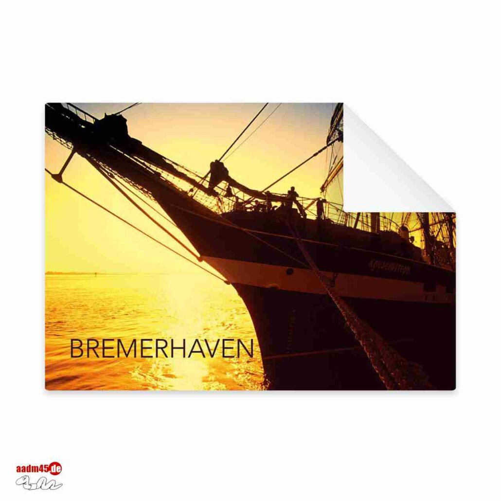 Postkarte Bremerhaven Windjammer
