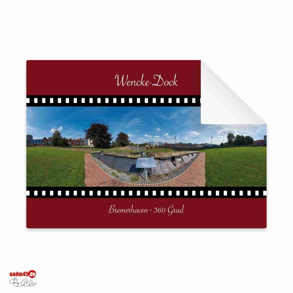 Postkarte Bremerhaven 360 Grad Wencke Dock